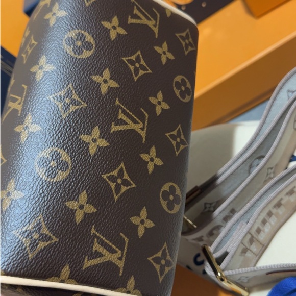 Louis Vuitton Monogram Speedy Bandouliêre 20 Beige Strap NEW - Picture 12 of 15